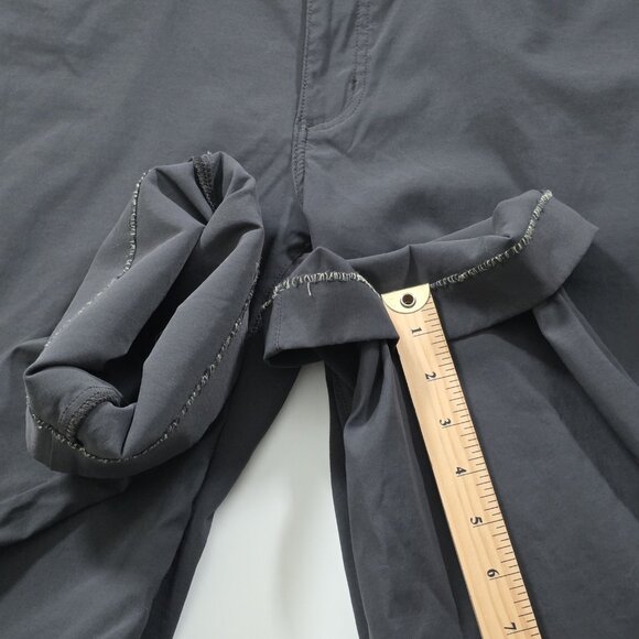 Eddie Bauer Travex Pants Men 36x30/27 Gray Pockets Stretch Outdoor Hiking Hemmed - Picture 10 of 16